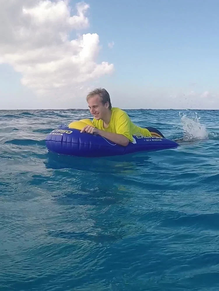 Sea Window Calypso Snorkeling Raft with Underwater Video Mount