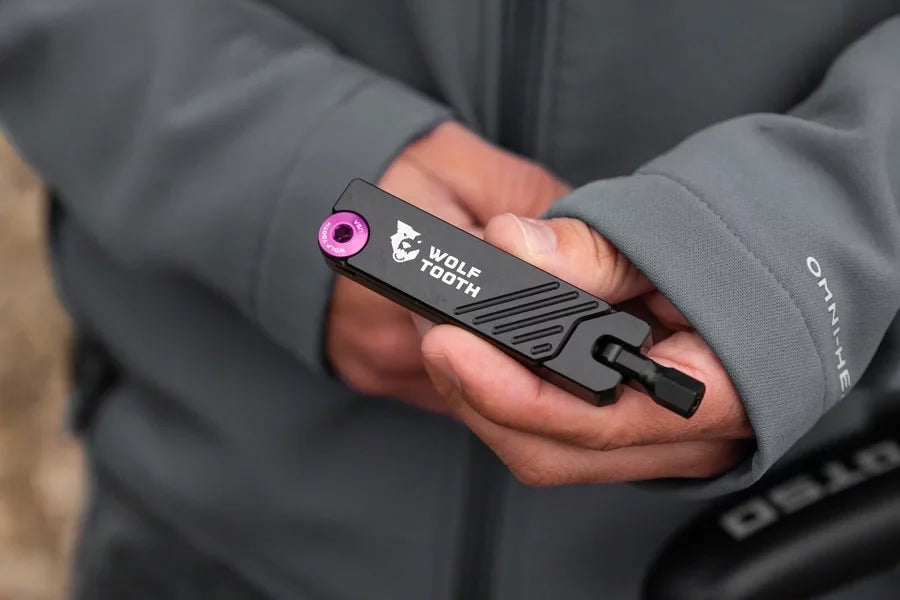 Wolf Tooth 6-Bit Hex Wrench - Multi-Tool, Orange ED-Coated Impervious