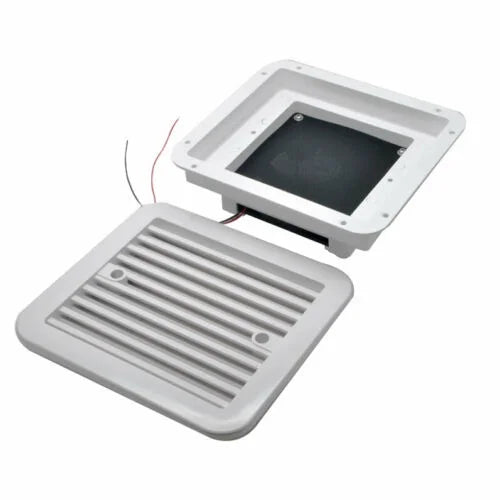 Caravan Roof Vent Coating Opens For Easy Cleaning, Aerodynamic Design, Easily Mounts to RV With Included Hardware - (White)