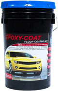 EPOXY-COAT - High Performance DIY Epoxy Floor Coating "Standard" Full Kit (Clear), 3.0 gal, Wrap up to 500sf or 2 Car Garage