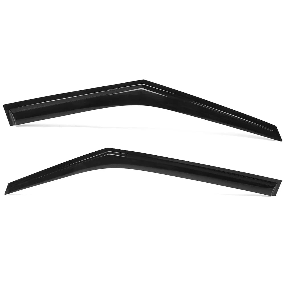 Ikon Motorsports Suitable with 2011-2018 Hyundai Veloster Window Vent Visor Deflector Rain Guard 4Pc Set Outside Mount 2011 2012 2013 2014 2015 2016 2017 2018