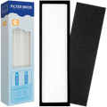 Filter Bros Filter C Suitable With GermGuardian FLT5000 - AC5000, AC5000E, HEPA Replacement For Home Air Cleaner Purifiers, AC5300B, AC5250PT With Technologies and AC5350B, AC5350BCA, AC5350W, AC530