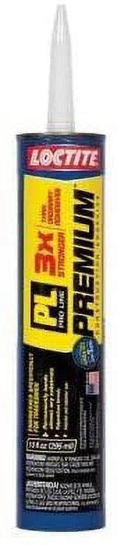 LOCTITE Construction Adhesive Premium Adhesive PL Polyurethane 10 OZ Tubes Pack of 12