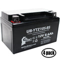 4-Pack UpStart Battery Replacement for 2011 Yamaha YZF-R1 1000CC Factory Activated, Maintenance Free, Motorcycle Battery - 12V, 8.6Ah, UB-YTZ10S-BS