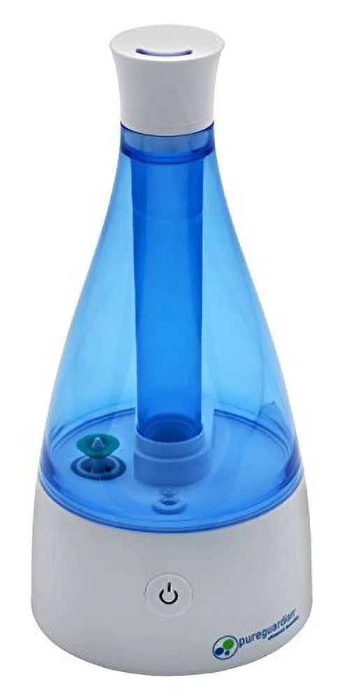 PureGuardian 2.4L Output per Day Ultrasonic Cool Mist Humidifier, Baby Room, Nursery Humidifier, Portable Humidifier, Travel Humidifier, Small Humidifier, Desk Humidifier, Pure Guardian H920BL