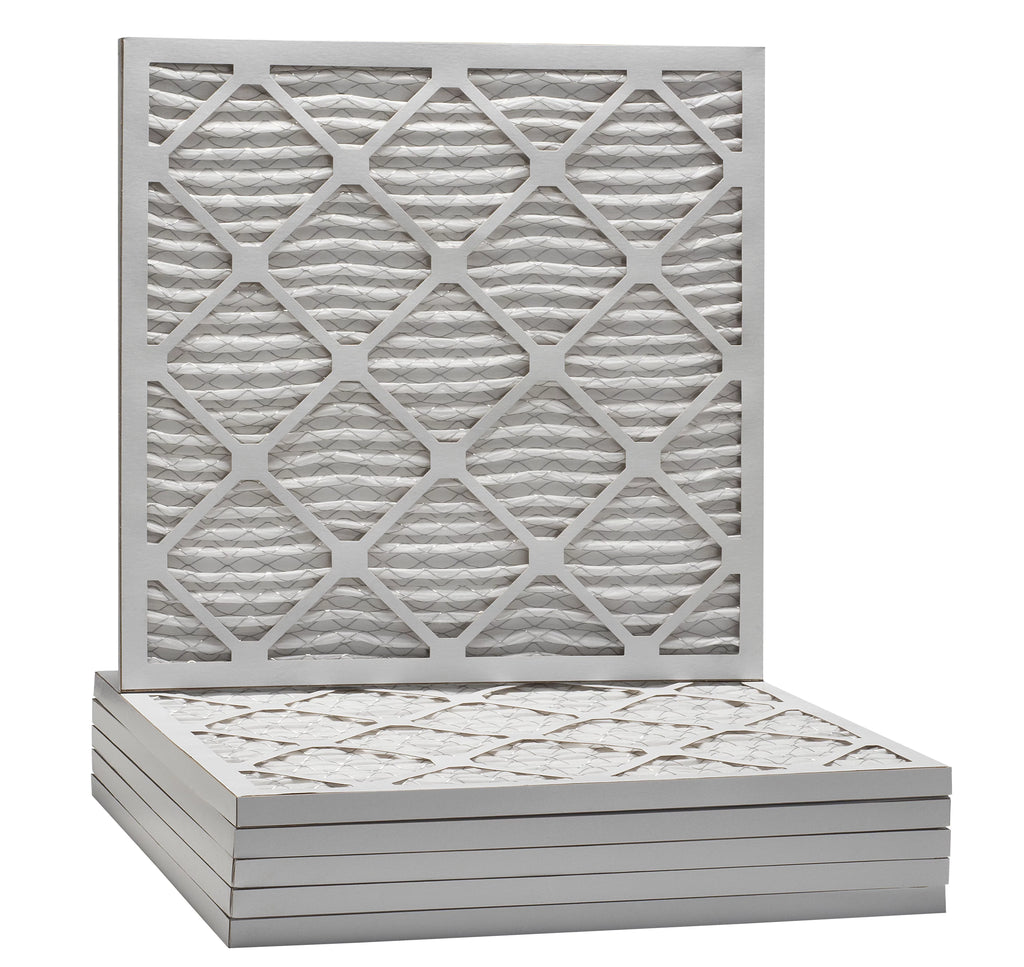 Aerostar 23 1/2x23 1/2x1 MERV 8, Pleated Air Filter, 23 1/2 x 23 1/2 x 1, Box of 6, Made in the USA
