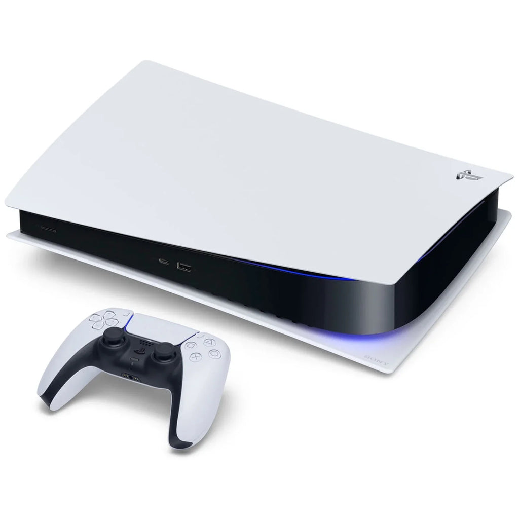 Sony Playstation 5 Digital Version (Sony PS5 Digital) with Extra Galactic Purple Controller and Gamer Starter Pack Bundle