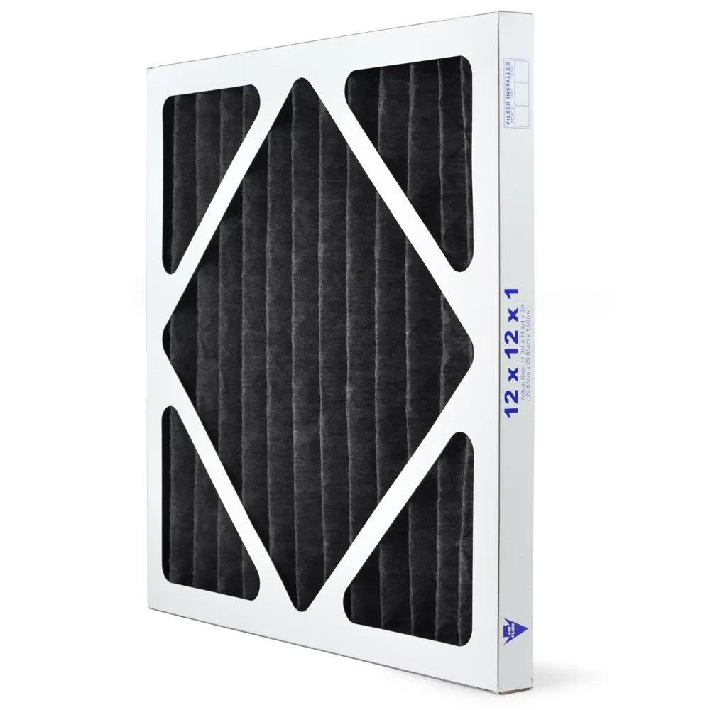 AIRx Filters Odor 12x12x1 Air Filter Matching MERV 4 AC Furnace Pleated Filter, 6-Pack
