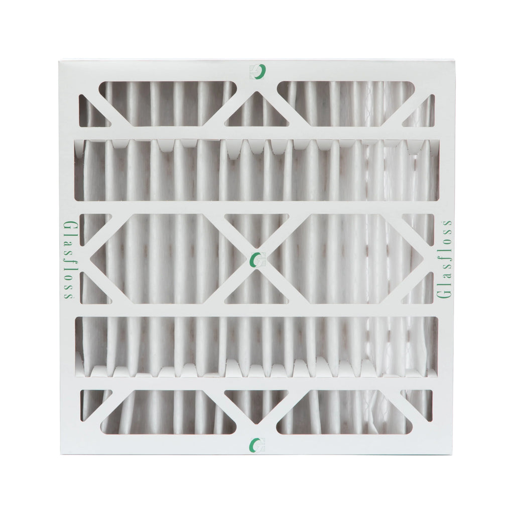 2 Pack of 20x20x4 MERV 10 Pleated 4" Inch Air Filters by Glasfloss. Actual Size: 19-1/2 x 19-1/2 x 3-3/4
