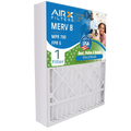 16x28x6 Air Filter MERV 8 Comparable to MPR 700 & FPR 5 Suitable with Aprilaire 401 Premium USA Made 16x28x6 Furnace Filter 1 Single Filter by AIRX FILTERS WICKED CLEAN AIR.