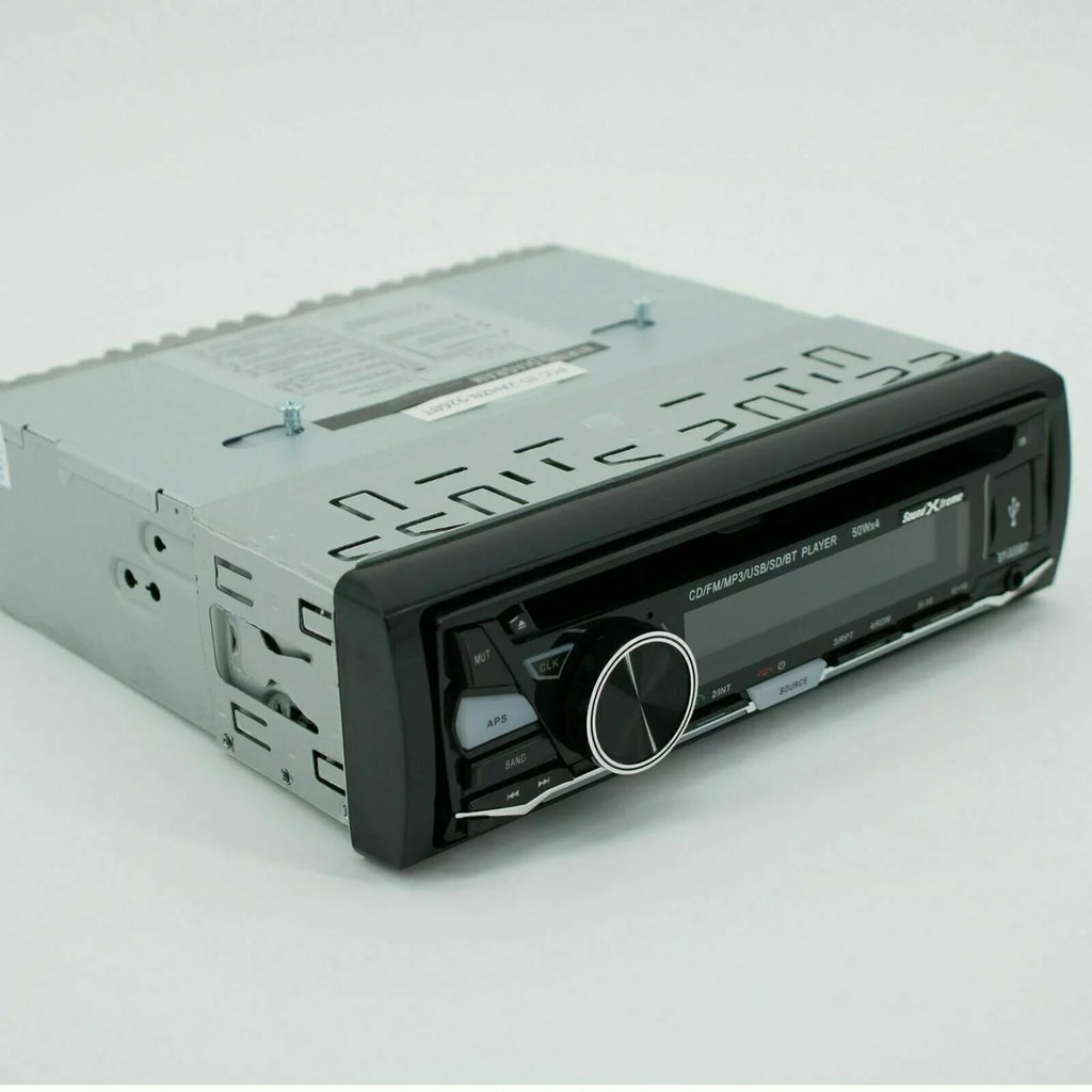 SoundXtreme Bluetooth Car Receiver USB SD FM +4x Audiobank 6x9" & 6.5" Speakers Bundle
