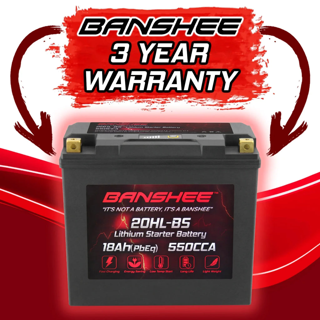 Banshee YTX20L-BS LiFePO4 Motorsports Battery Fitting with Sea-Doo Wake Pro 215 2016 to 2016