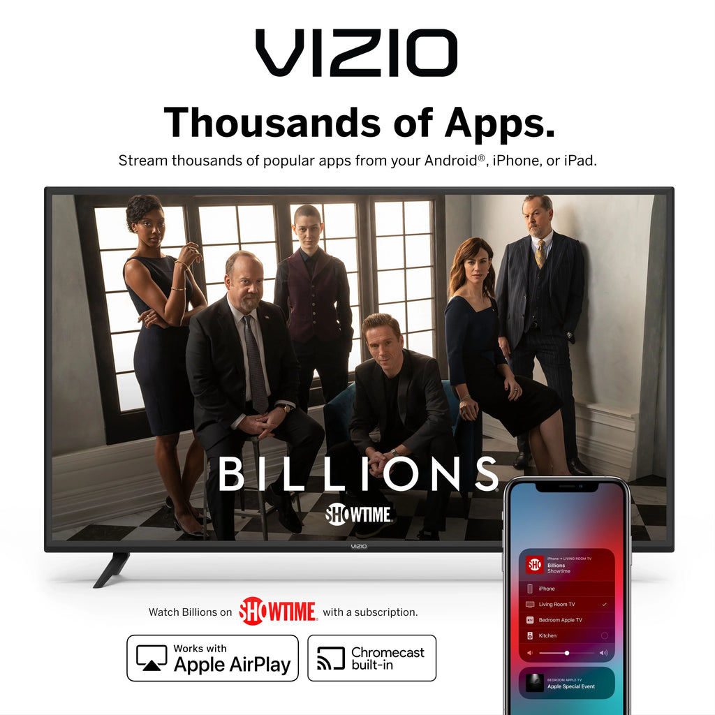 VIZIO 55" Class 4K UHD Quantum Smartcast Smart TV HDR M-Series M55Q7-H1