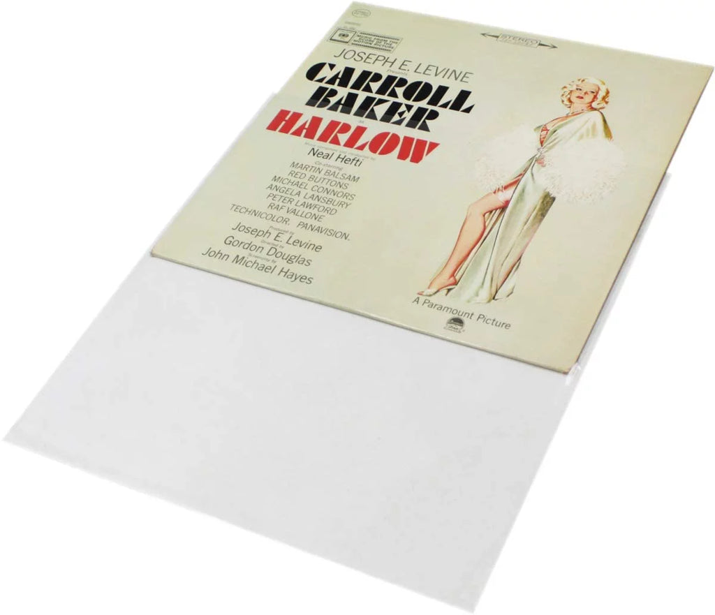 (1000) 12 Vinyl Record Outer Sleeves Extra Thick Resealable - Super Clear, Archival Grade - Premium 2.5 mil Thick - #12SB025RS