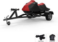 Environment Jet Ski Protection for Yamaha VX-C 2021 - RED/Black Color - All Climate - Trailerable - Protects from Rain, Sun, UV Rays, and More! Includes Trailer Straps and Storage Bag