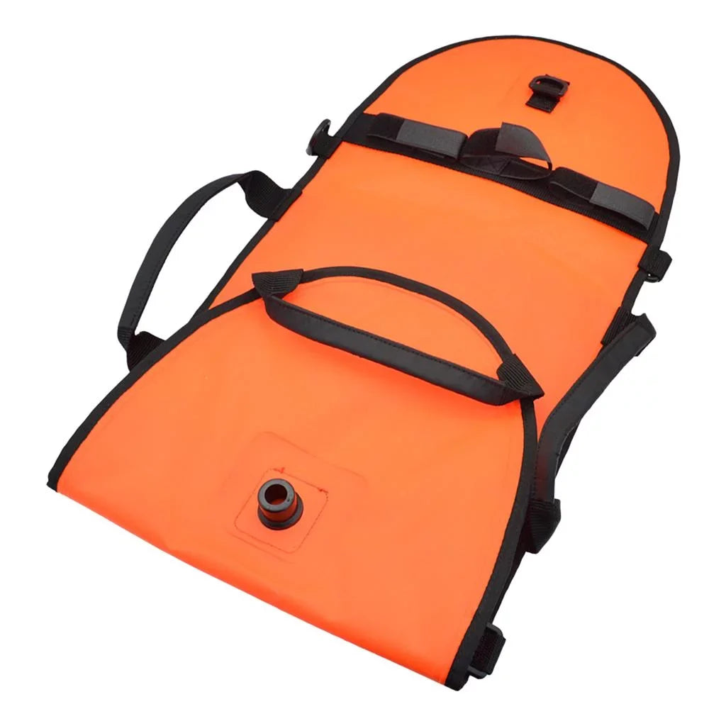 Scuba Diving Safety Float Buoy with Diver Flag, D-, Oral Inflator , 20m High Visible Snorkeling, Spearfishing, Freediving
