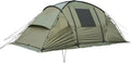 YANPO Glamping Tent with Porch, 2/3/4/5/6 Person Resilient Environment Camping Tent, Large Family Tent with Room Divider, Easy Setup Tent with Screen Room