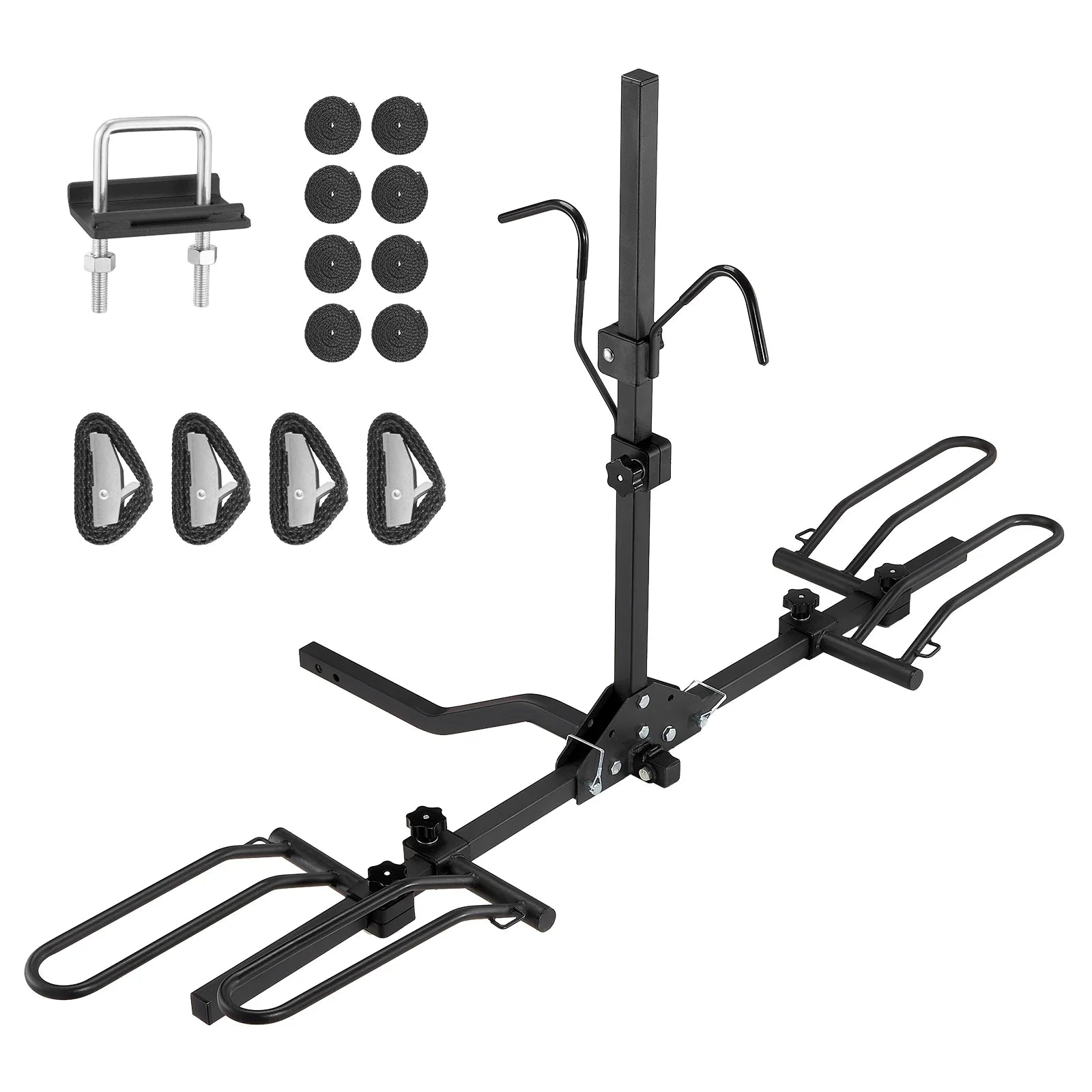 SKYSHALO Hitch Mount Folding Carrier Car Truck SUV 1.25"/2" Receiver 2-Bike Rack