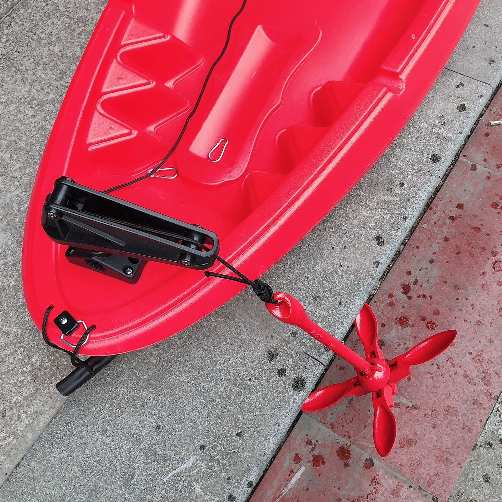 Portable Anchor Lock with Release System Side Deck Mount for Kayaks Canoe Small Craft Fishing