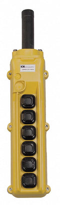 Kh Industries Pendant Station,6,Push Button,NO,Yellow CPH06-C2C-000A