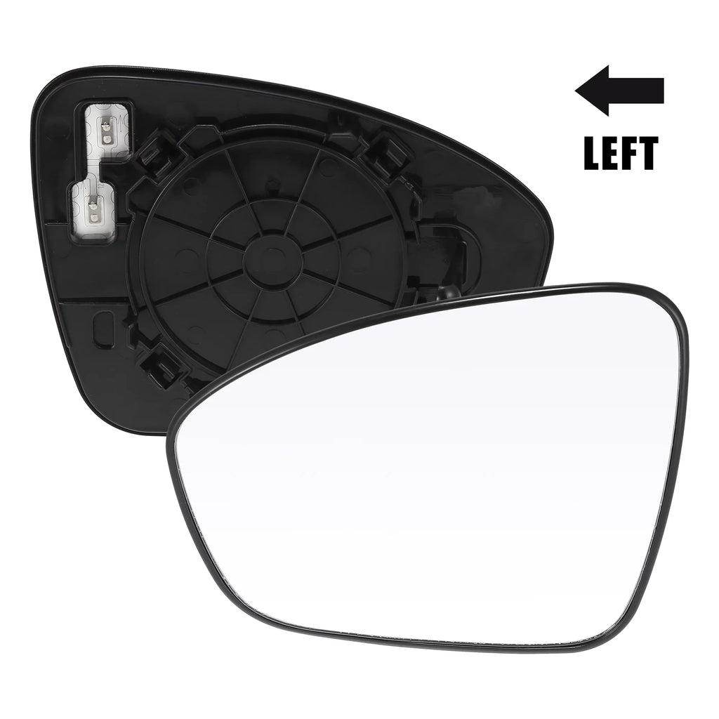 Car Vehicle Rearview Left Driver Side Heated Mirror Glass Replacement with Backing Plate for Nissan Sentra 2020 2021