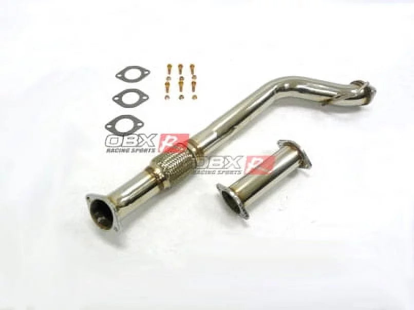 Stainless Flow Pipe Fitment For 2009 thru 2010 Hyundai Genesis Coupe 2.0L By OBX-RS