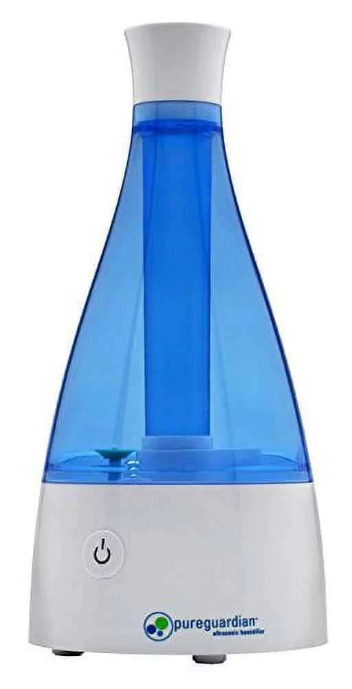 PureGuardian 2.4L Output per Day Ultrasonic Cool Mist Humidifier, Baby Room, Nursery Humidifier, Portable Humidifier, Travel Humidifier, Small Humidifier, Desk Humidifier, Pure Guardian H920BL