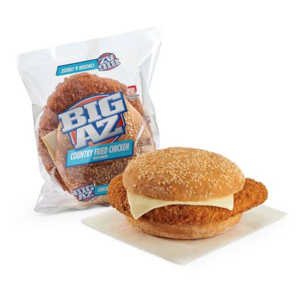 Advance Pierre Big Az Country Fried Chicken Sandwich with Cheese, 9.2 Ounce -- 8 per case
