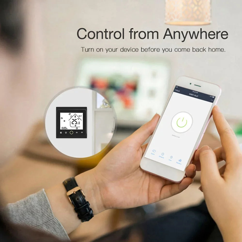 GoolRC Thermostat,5a Suitable With Fitting With / Water / Temperature App / -- Temperature Wi-fi Smart Temperature Boiler Smart Water