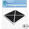 5-Pack Replacement for Hunter 30930 Air Purifier Filter - Matching with Hunter 30930 Air Filter