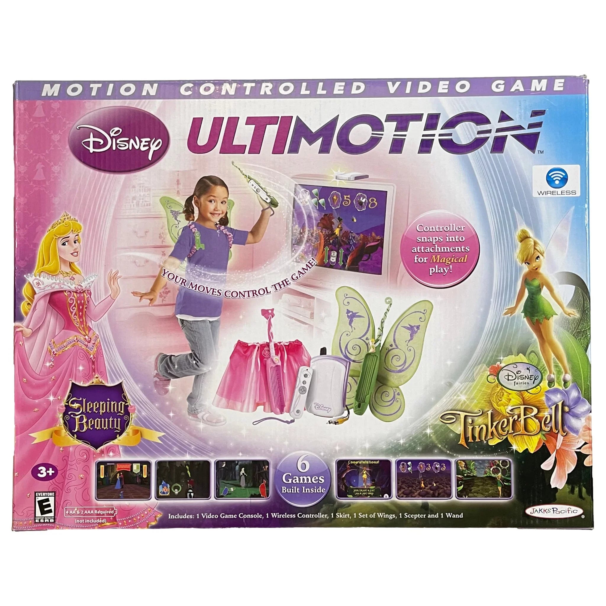 Disney Fairies Sleeping Beauty Ultimotion Wireless Motion Controlled Video Game