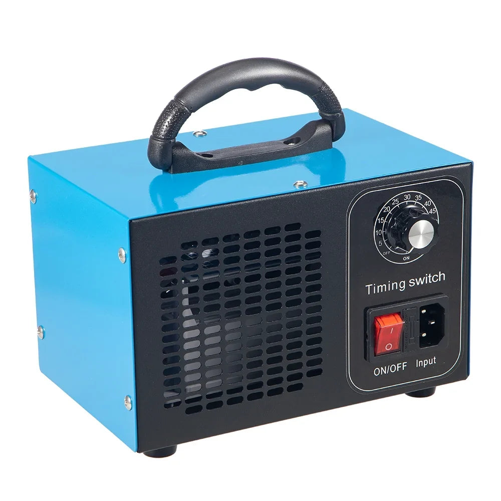 Kydely Room Ozone Machine Glossy Steel Finish 41dB - Eliminate Smoke, Dust & Pollutants with Powerful Ozone