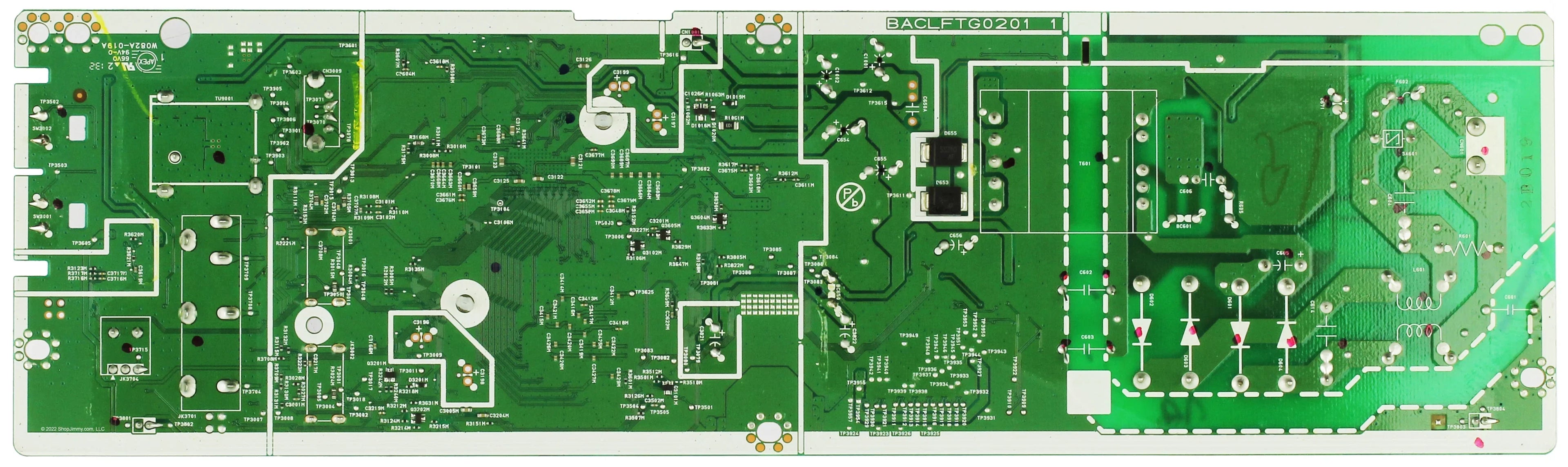 Magnavox ACRFDMMA-001 Main Board/Power Supply for 32MV319R/F7 A (ME4 Serial)