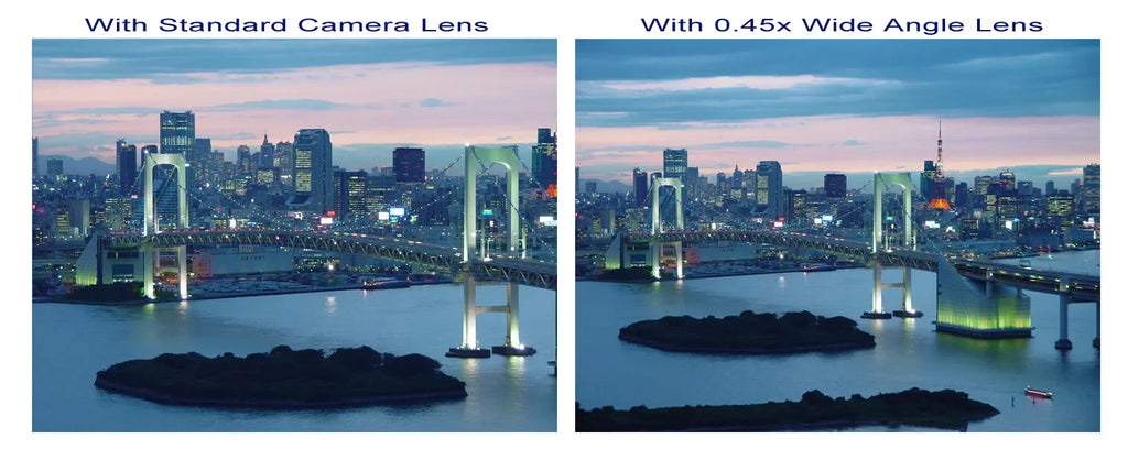 JVC PICSIO GC-FM1VUS 0.45x Wide Angle Lens (HD) Chrome Finish W/ Macro (Modification Style) Magnetic Type.