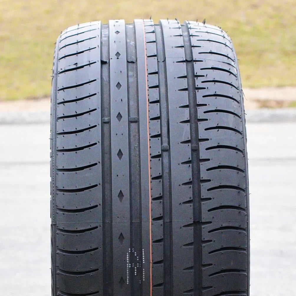 Pair of 2 (TWO) Accelera Phi 255/45ZR18 255/45R18 103Y XL A/S High Performance Tires Fits: 2005-13 Toyota Tacoma X-Runner, 2007-10 Ford Mustang Shelby GT500