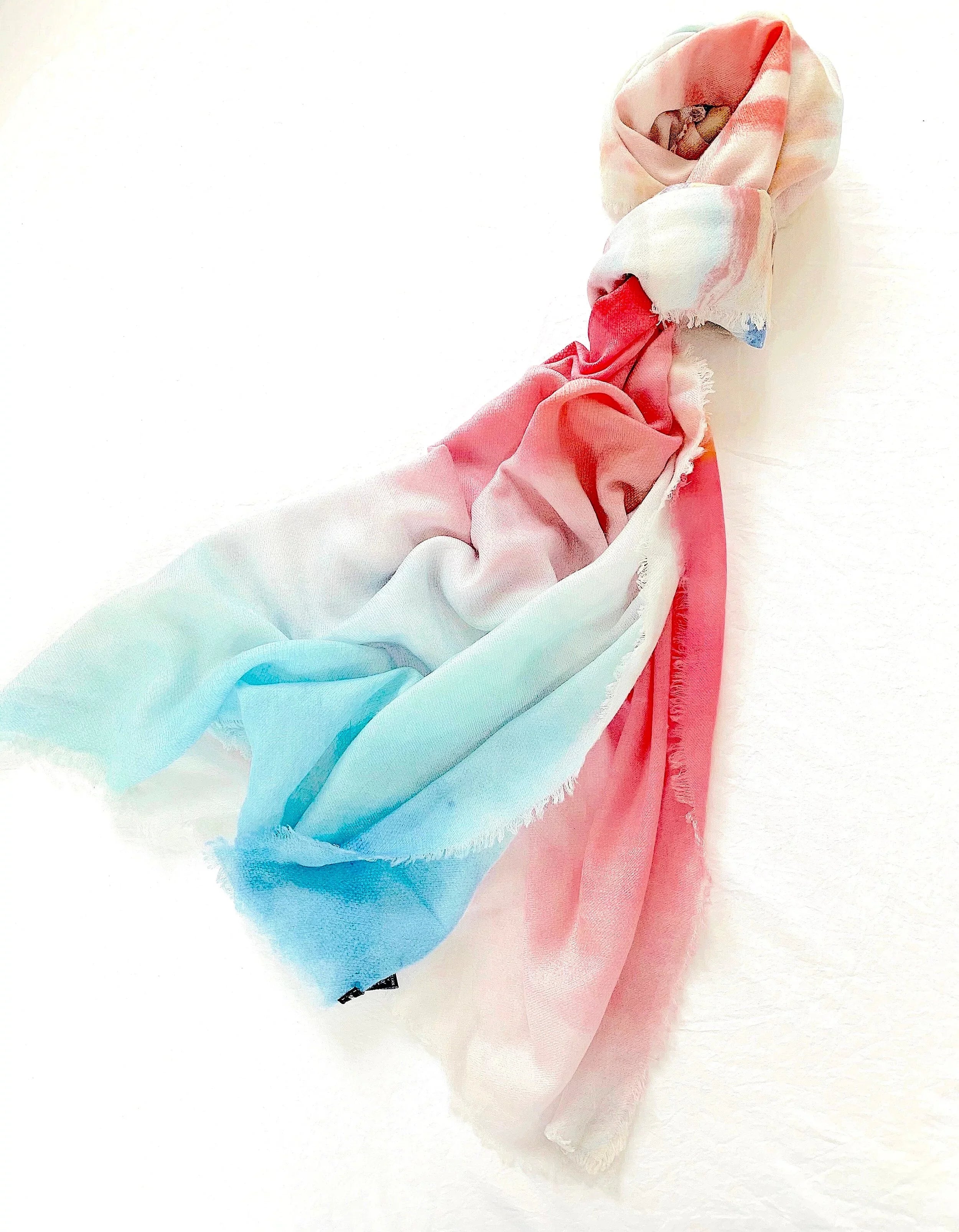 Montauk Sunset - 100% Cashmere Scarf by James Paul Cheung