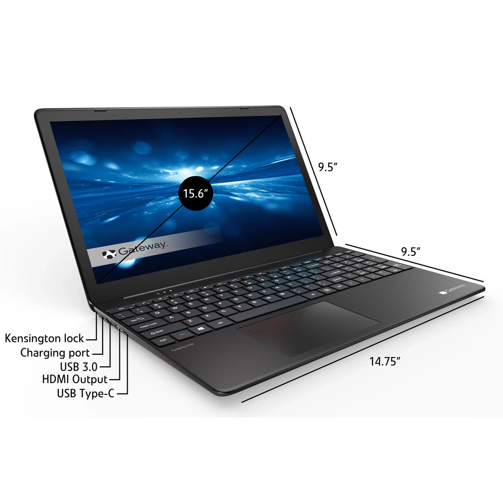 Restored Gateway GWTN156-9BK 15.6" FHD i5-1135G7 2.4GHz Intel Iris Xe Graphics 16GB RAM 512GB SSD Win 10 Home Black (Refurbished)