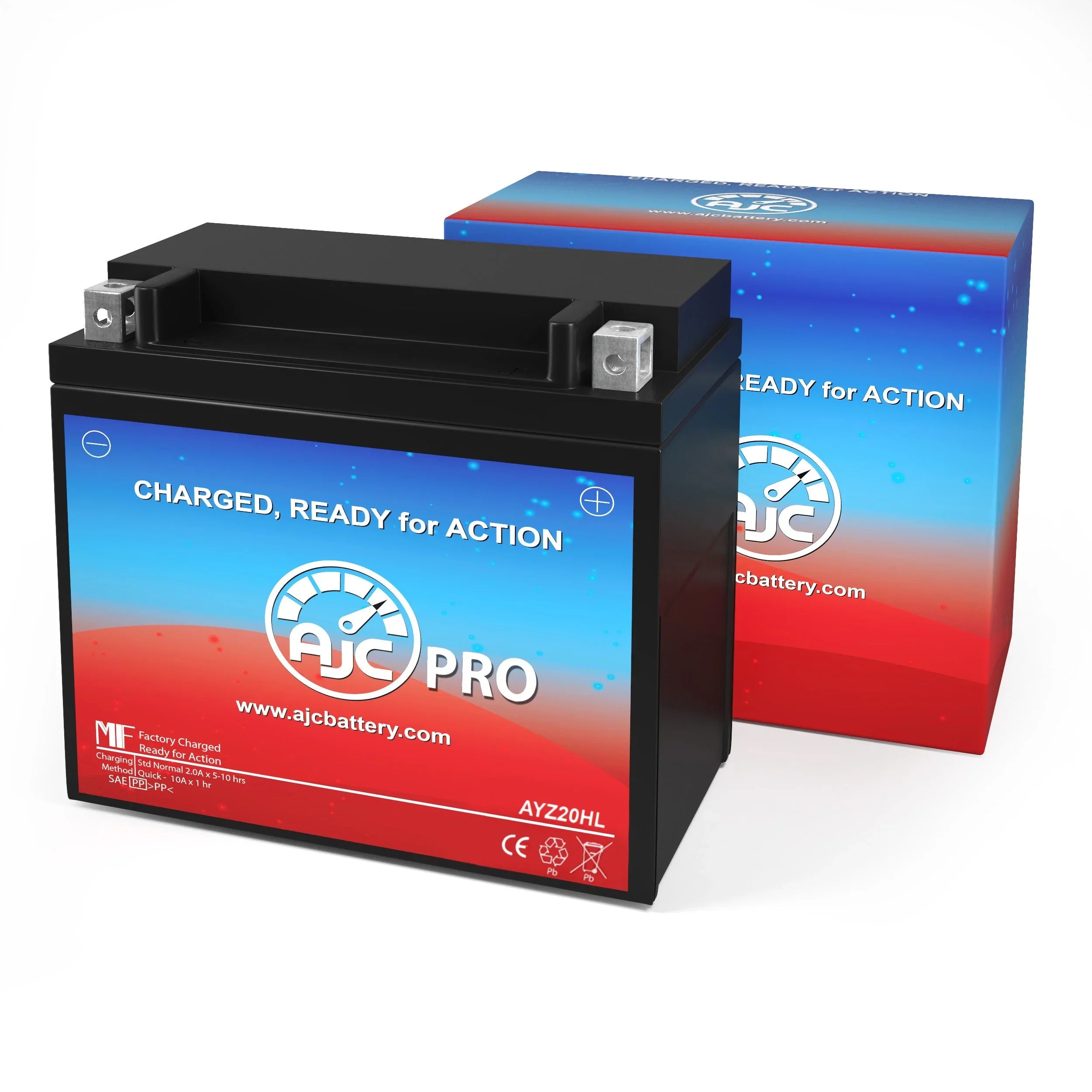 AJC Pro Battery Fitting with Bombardier GTx Fan 553CC Snowmobile Replacement Battery (2009)