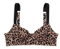 Victoria’s Secret Swim Bikini Top Shine Strap Animal Print Wicked Size 38D NWT