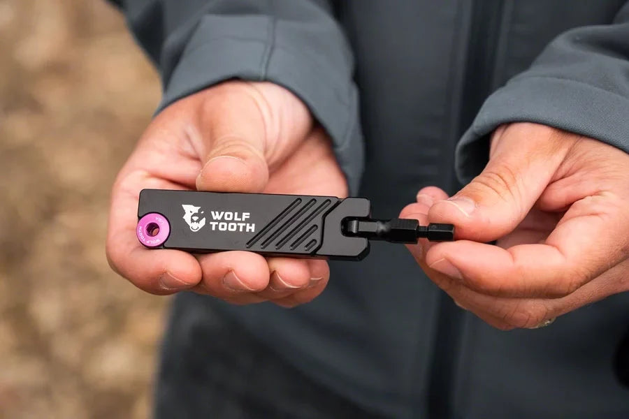 Wolf Tooth 6-Bit Hex Wrench - Multi-Tool, Orange ED-Coated Impervious