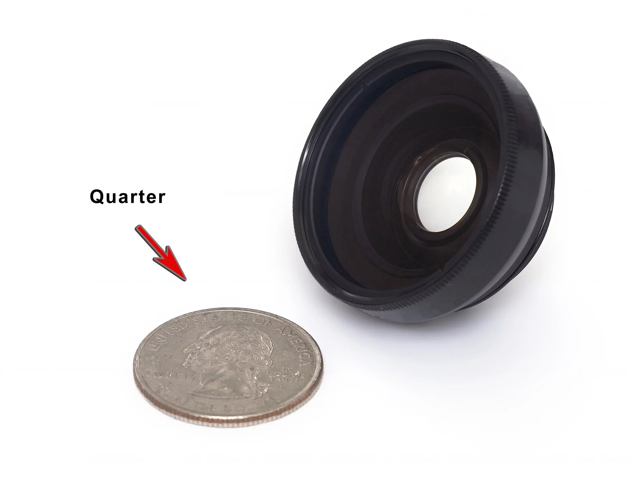 JVC PICSIO GC-FM1VUS 0.45x Wide Angle Lens (HD) Chrome Finish W/ Macro (Modification Style) Magnetic Type.