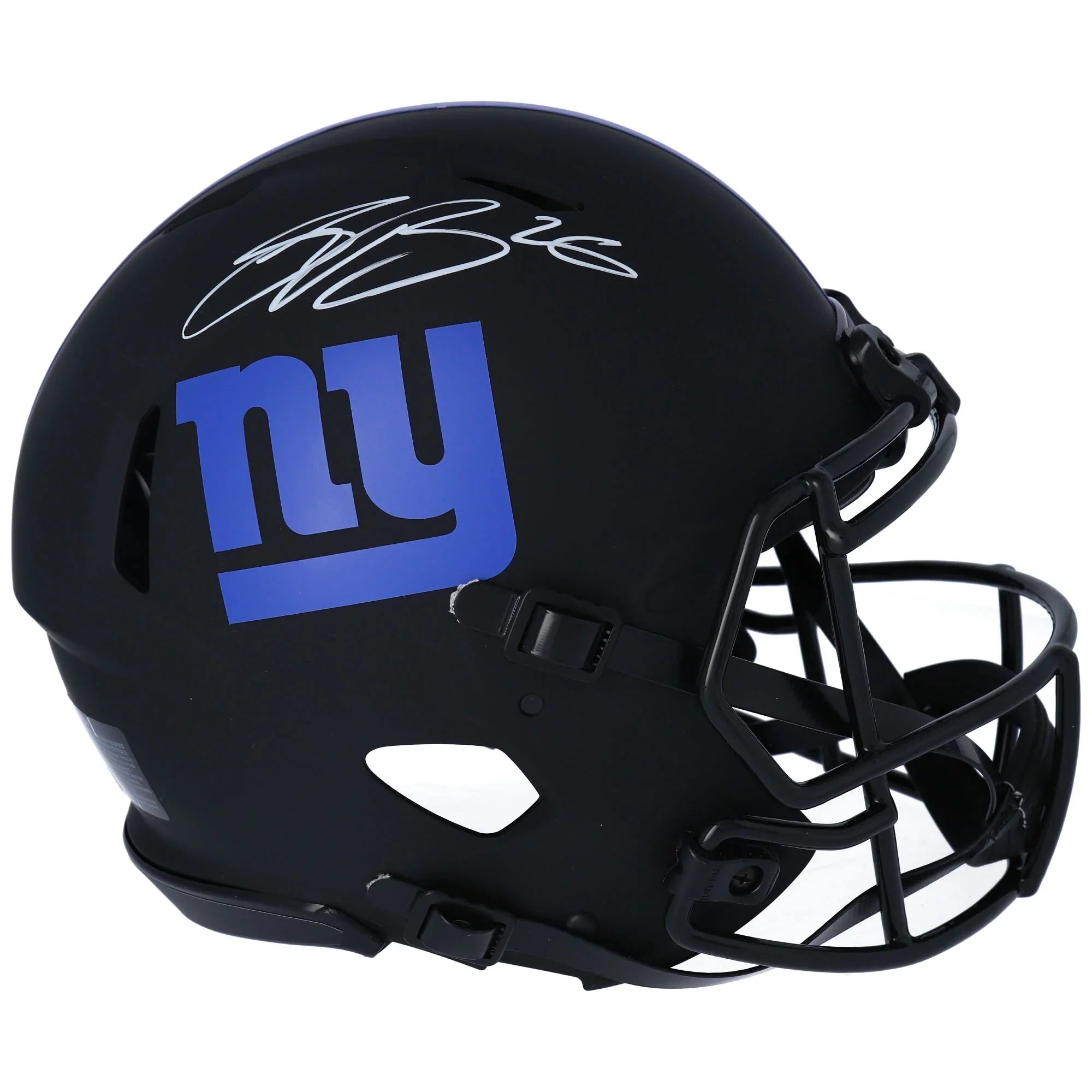 Saquon Barkley New York Giants Autographed Riddell Eclipse Alternate Speed Authentic Helmet - Fanatics Authentic Certified