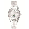 Women's Bulova Silver Wilkes Colonels Silver-Tone Dial Stainless Steel Quartz Watch