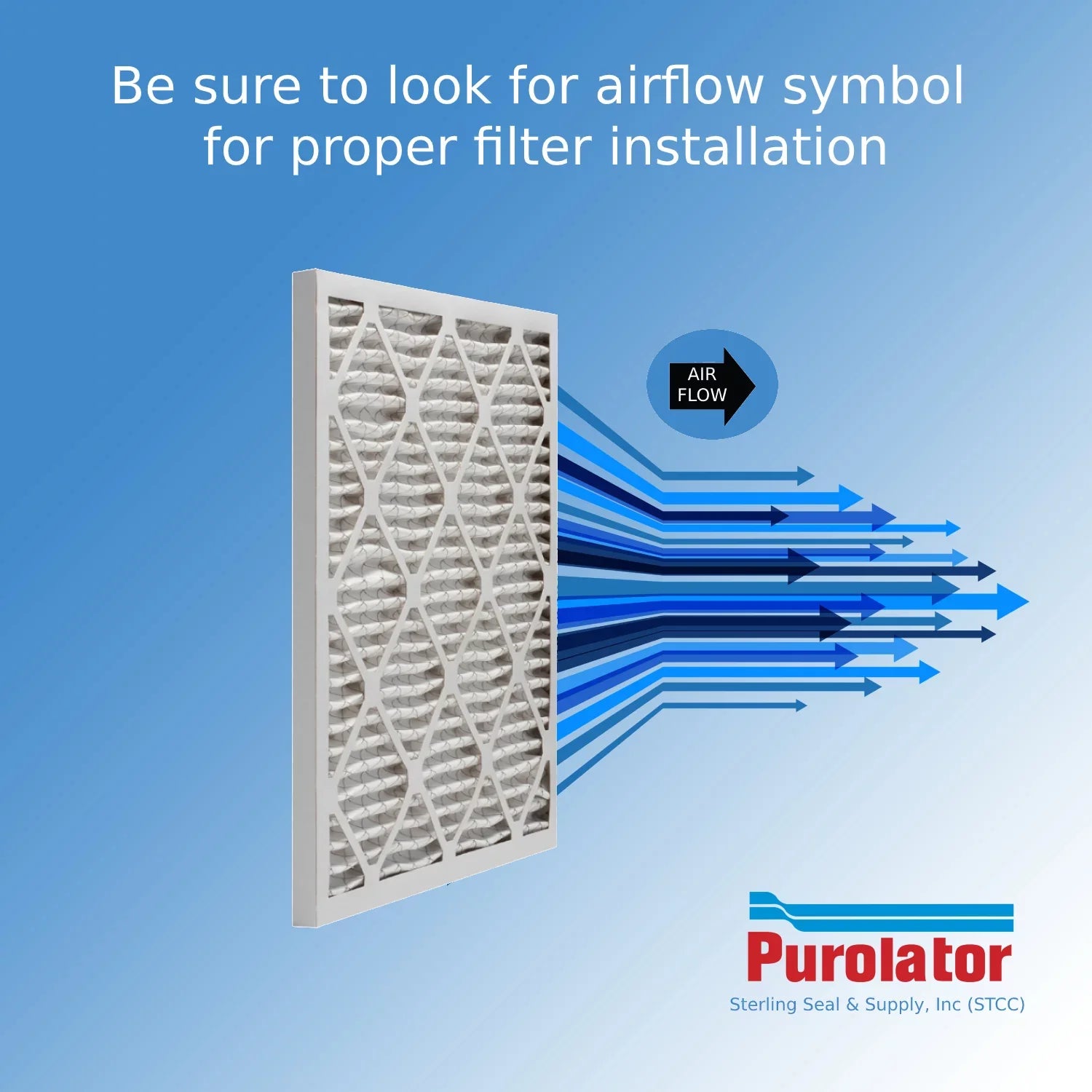 14x25x1, Purolator Hi-E 40 Extended Surface Pleated Air Filter, Mechanical MERV 8, (6 Pack)