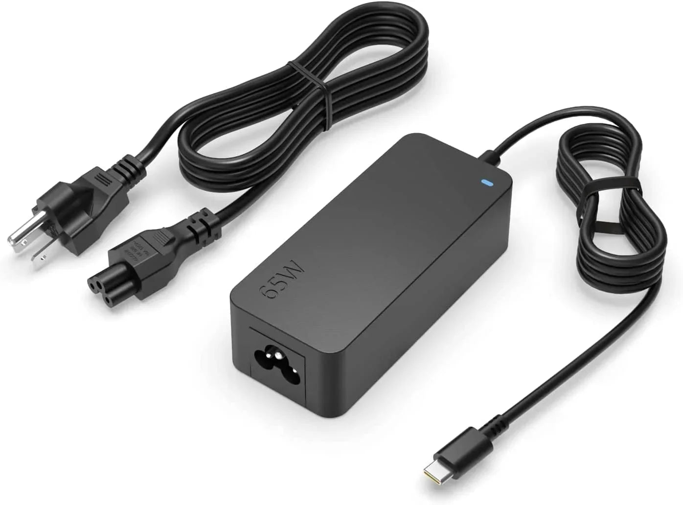 65W 45W USB-C Fast Charger for HP Elitebook, Probook, Spectre x360, Envy x360, Chromebook 14, Elite x2 Laptop - (Safety