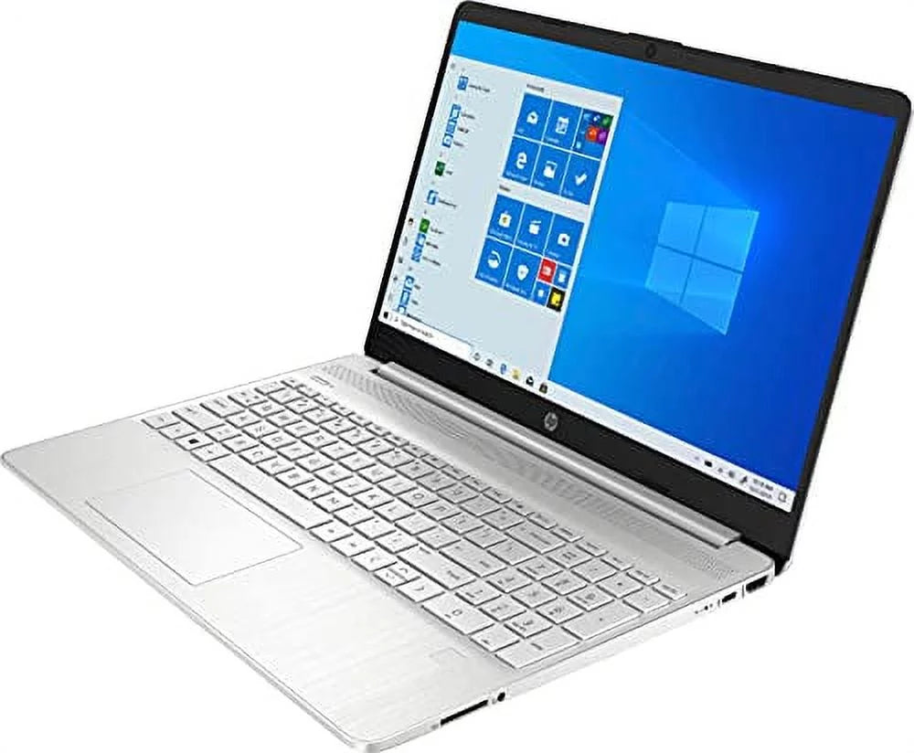 HP 2022 15.6" FHD IPS Display Laptop PC Intel 11th Gen 4-Core i5-1135G7 64GB DDR4 RAM 2TB NVMe SSD Intel Iris Xe Graphics Webcam HDMI Fingerprint USB C Windows 11 Home Silver w/RE 32GB USB 3.0 Drive