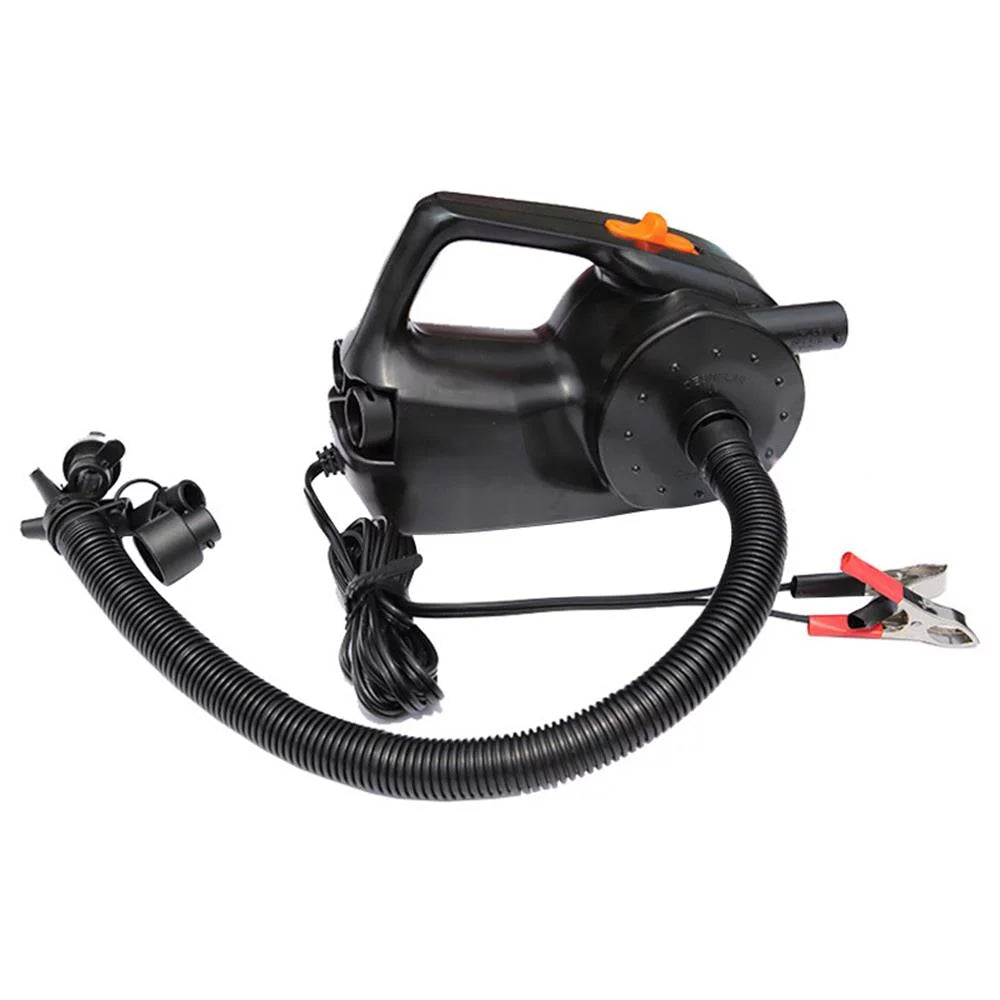 100W Car Rechargable Pump Electric Inflatable Air Pump for Kayak Ship Swimming Pool Air Cushions Ball Auto Portable Blower