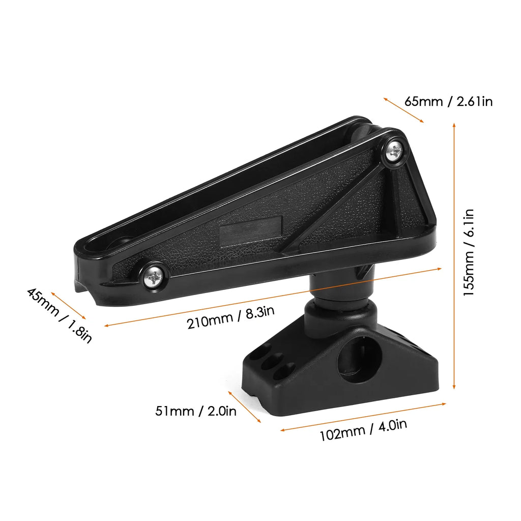 Portable Anchor Lock with Release System Side Deck Mount for Kayaks Canoe Small Craft Fishing