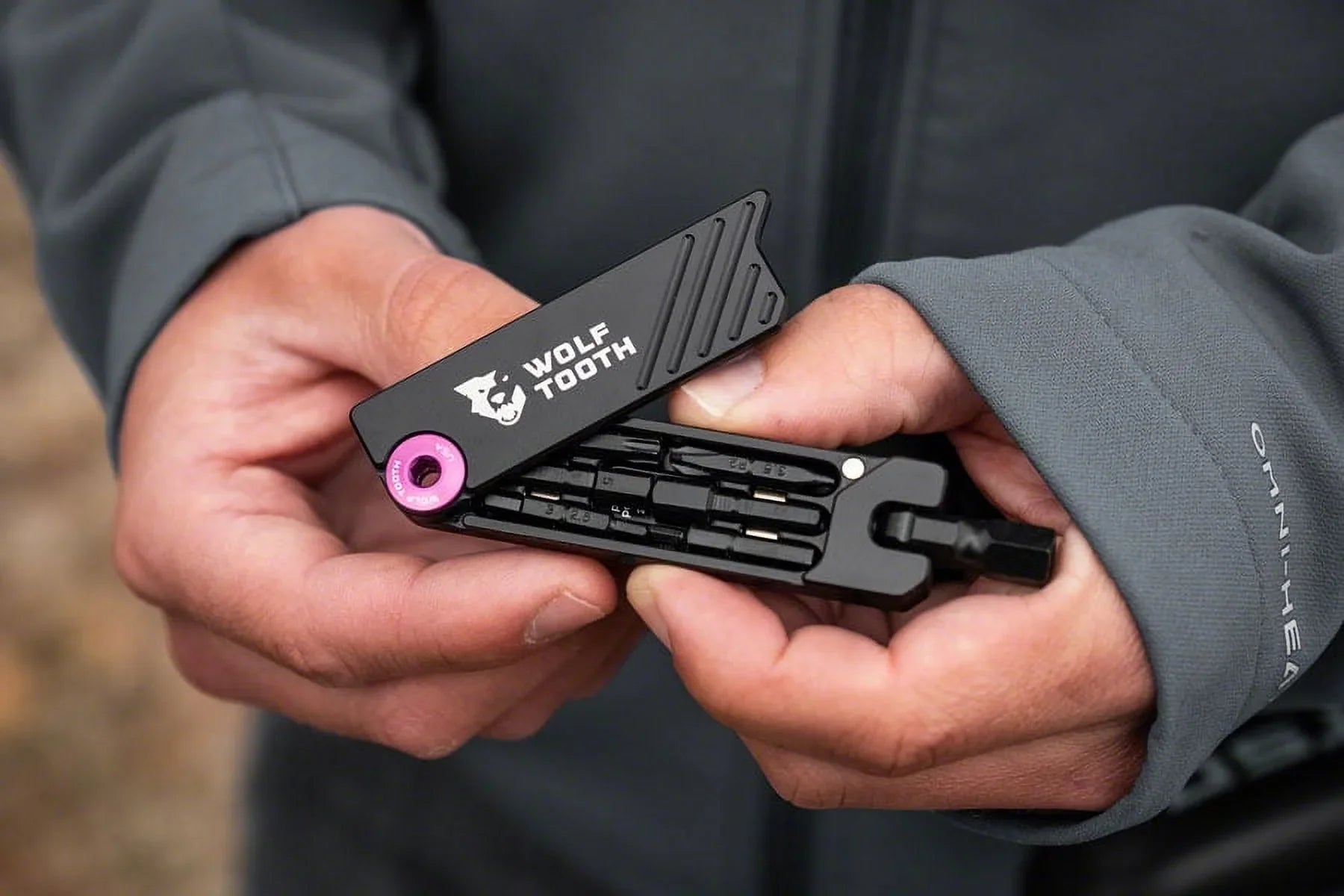 Wolf Tooth 6-Bit Hex Wrench - Multi-Tool, Orange ED-Coated Impervious