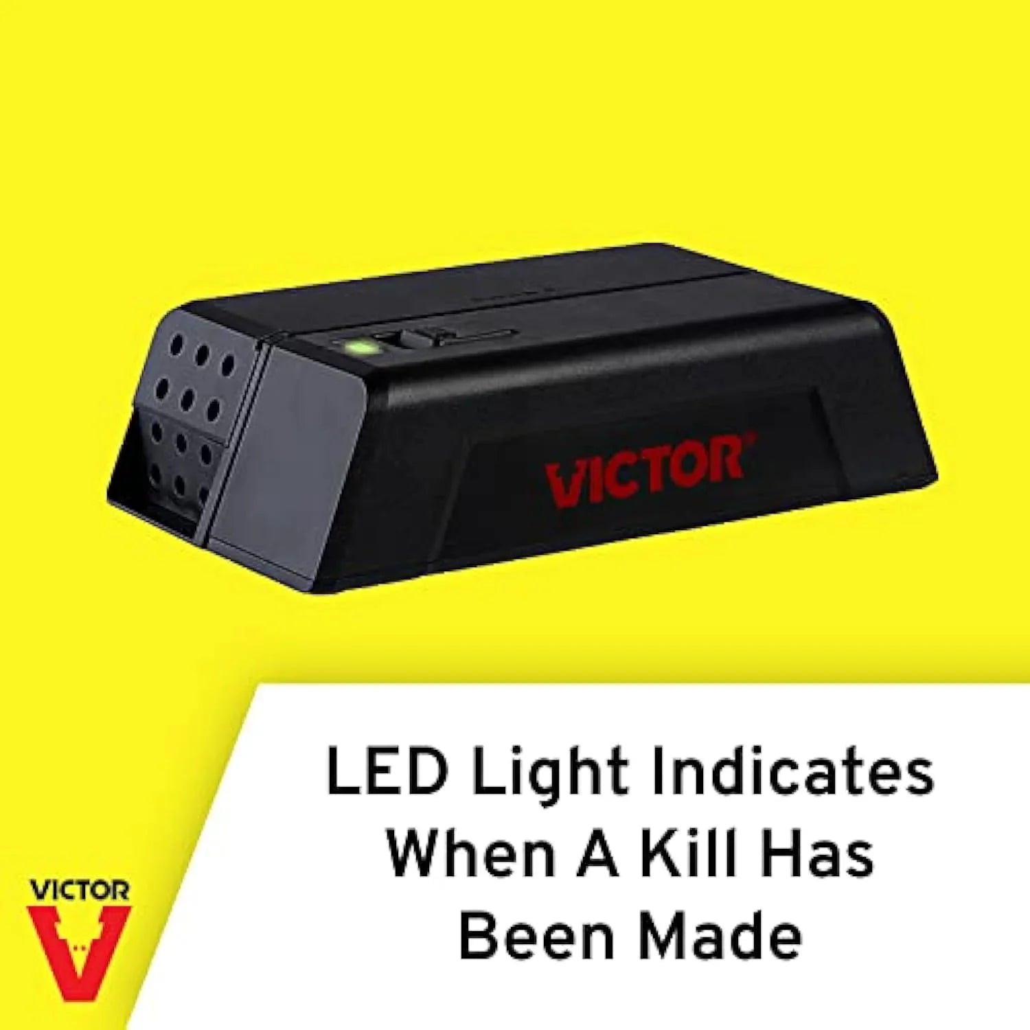 Victor M250S No Touch, No See Upgraded Indoor Electronic Mouse Trap - 1 Trap,Black